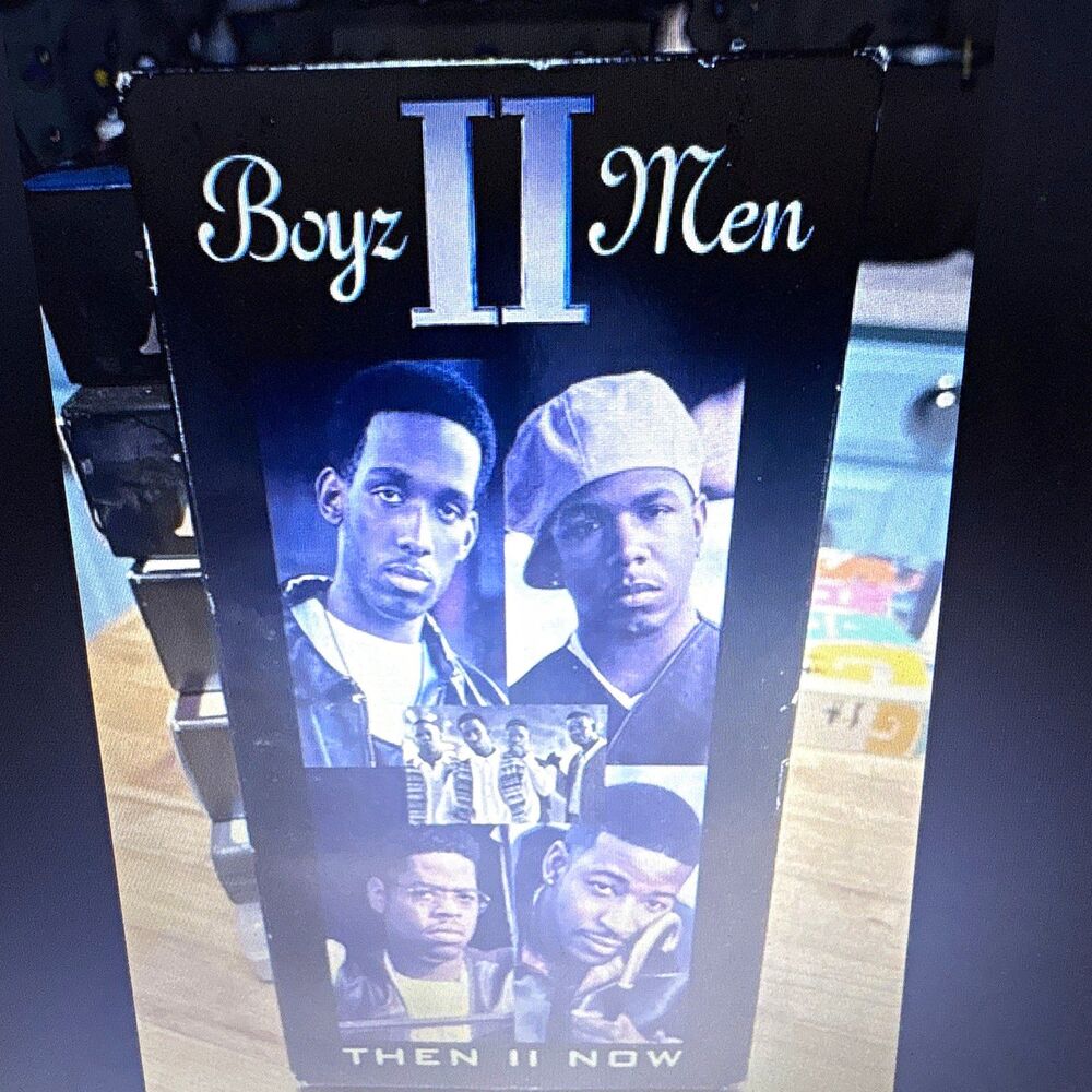Boyz II Men Then II Now VHS 1995 Motown R&B & Soul 60 min English